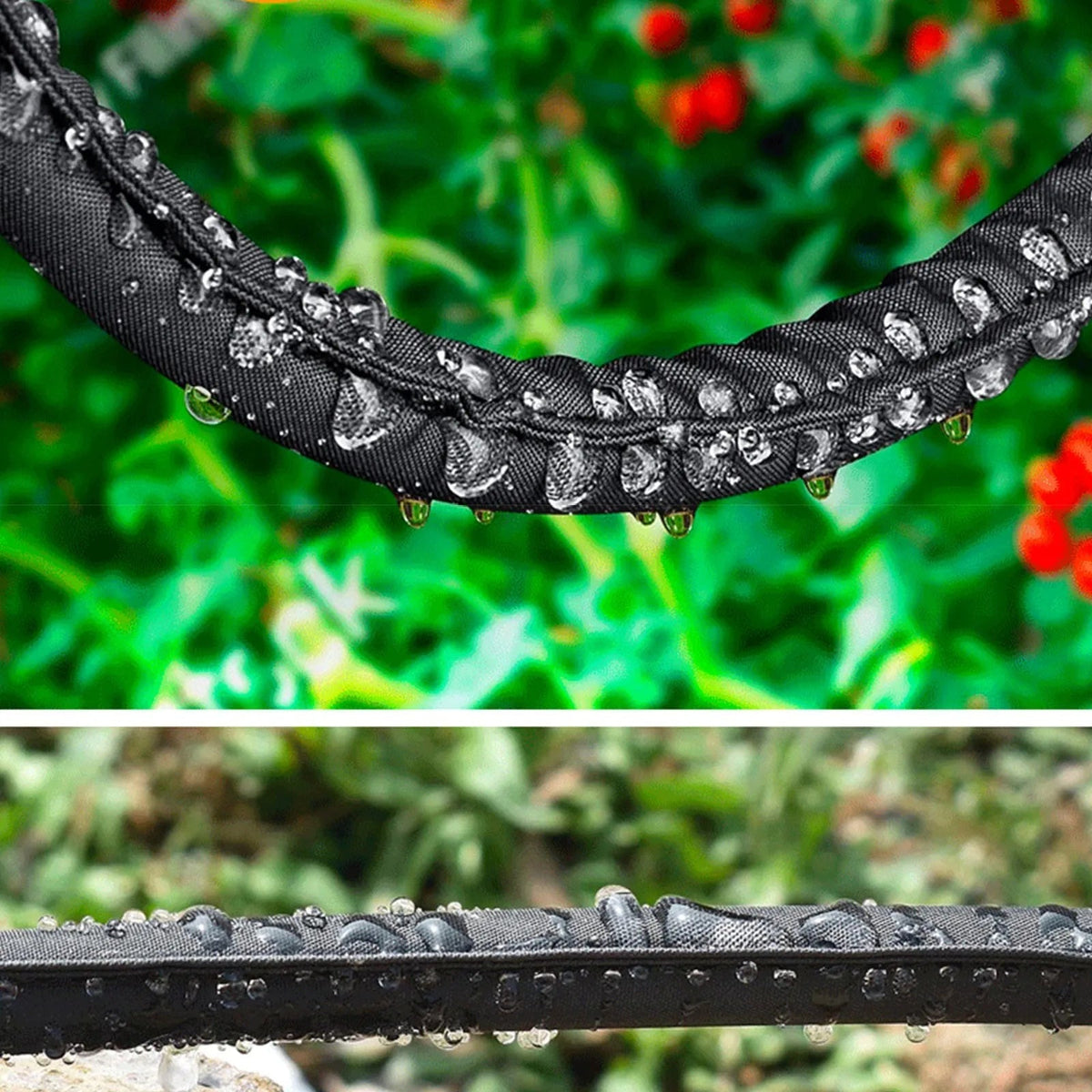 Soaker Hose 100ft Woven Tape & Water-Saving