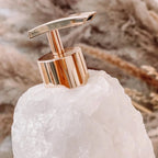Soap Dispenser Natural Stone Handcrafted Ergonomic Pump
