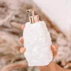 Soap Dispenser Natural Stone Handcrafted Ergonomic Pump
