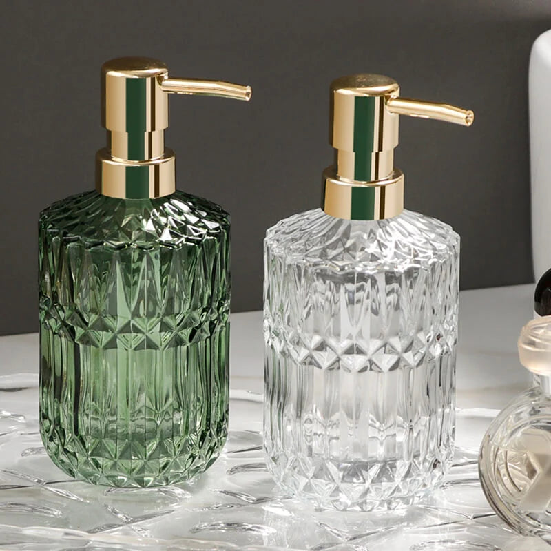 Soap Dispenser Refillable Glass Hand Pump