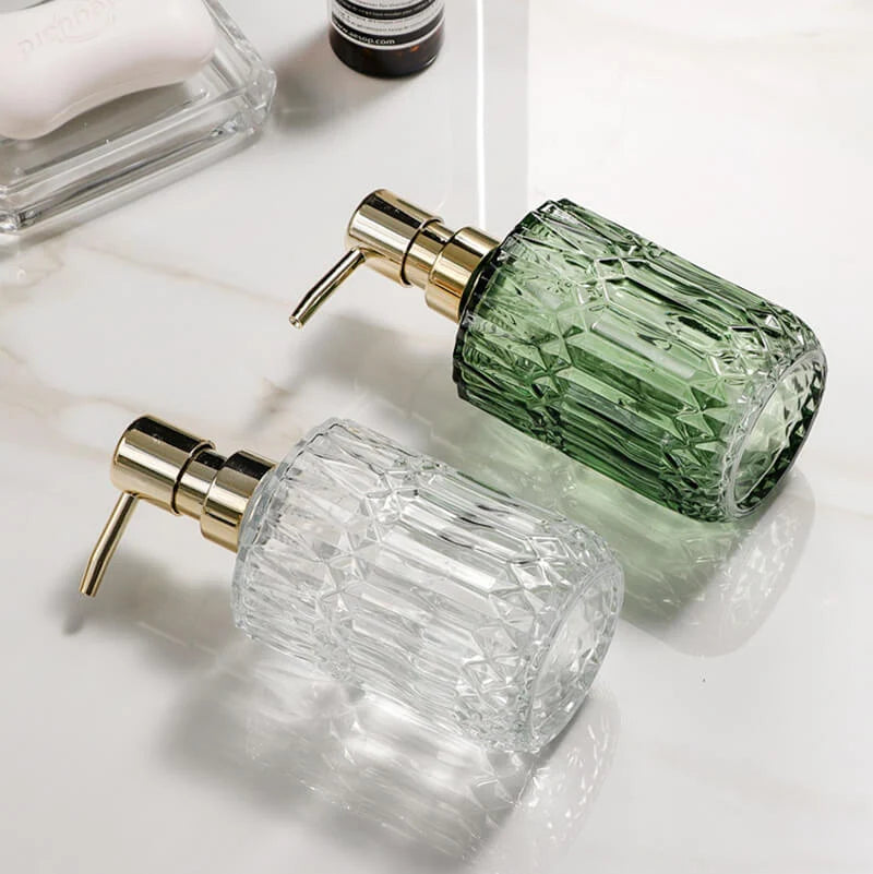Soap Dispenser Refillable Glass Hand Pump