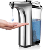 Soap Dispenser Touchless Infrared Adjustable Pump Brushed Aluminum
