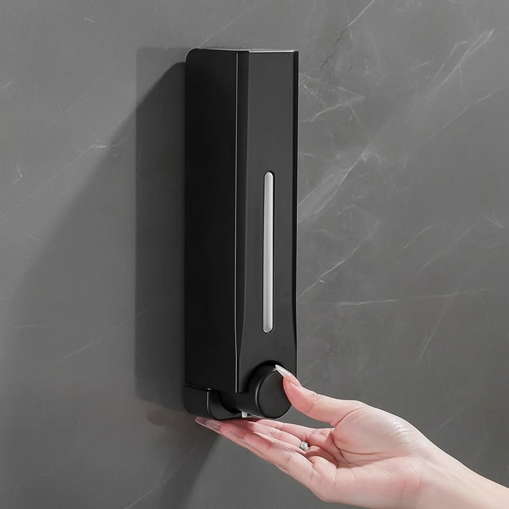 Soap Dispenser Wall-Mounted One-Hand Pump Transparent Window