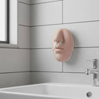 Soap Dispenser Wall-Mounted Realistic Nose Soft Silicone