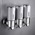 Soap Dispenser Wall-Mounted Stainless Steel Space-Saving 16.9 Oz