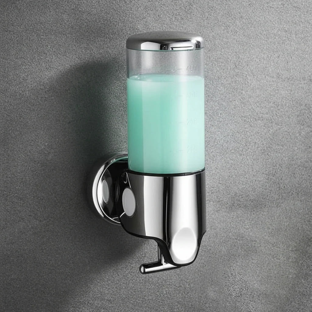 Soap Dispenser Wall-Mounted Stainless Steel Space-Saving 16.9 Oz