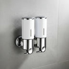 Soap Dispenser Wall-Mounted Stainless Steel Space-Saving 16.9 Oz