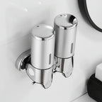 Soap Dispenser Wall-Mounted Stainless Steel Space-Saving 16.9 Oz