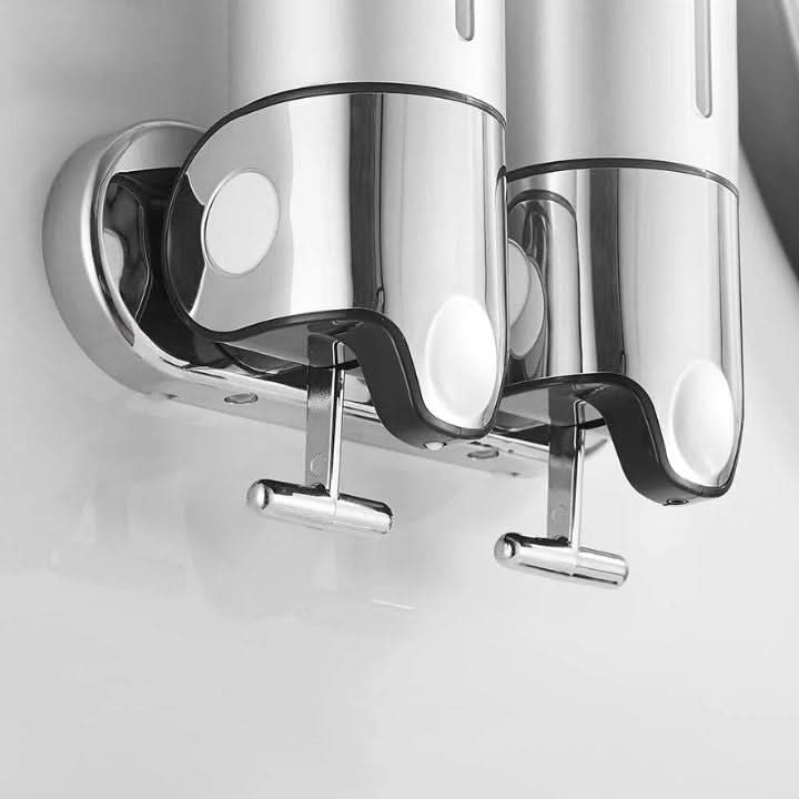 Soap Dispenser Wall-Mounted Stainless Steel Space-Saving 16.9 Oz