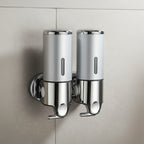 Soap Dispenser Wall-Mounted Stainless Steel Space-Saving 16.9 Oz