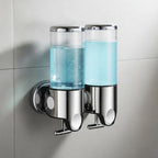 Soap Dispenser Wall-Mounted Stainless Steel Space-Saving 16.9 Oz