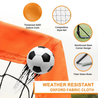 Soccer Training Goal Reinforced Steel High Visibility Orange