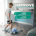 Soccer Training Mat Compact Video Program & Non-Slip Socks