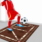Soccer Training Mat Numbered Grid Non-Slip Elastic Ball Cord