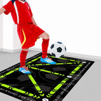Soccer Training Mat Numbered Grid Non-Slip Elastic Ball Cord