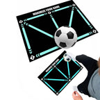 Soccer Training Mat Numbered Grid Non-Slip Elastic Ball Cord