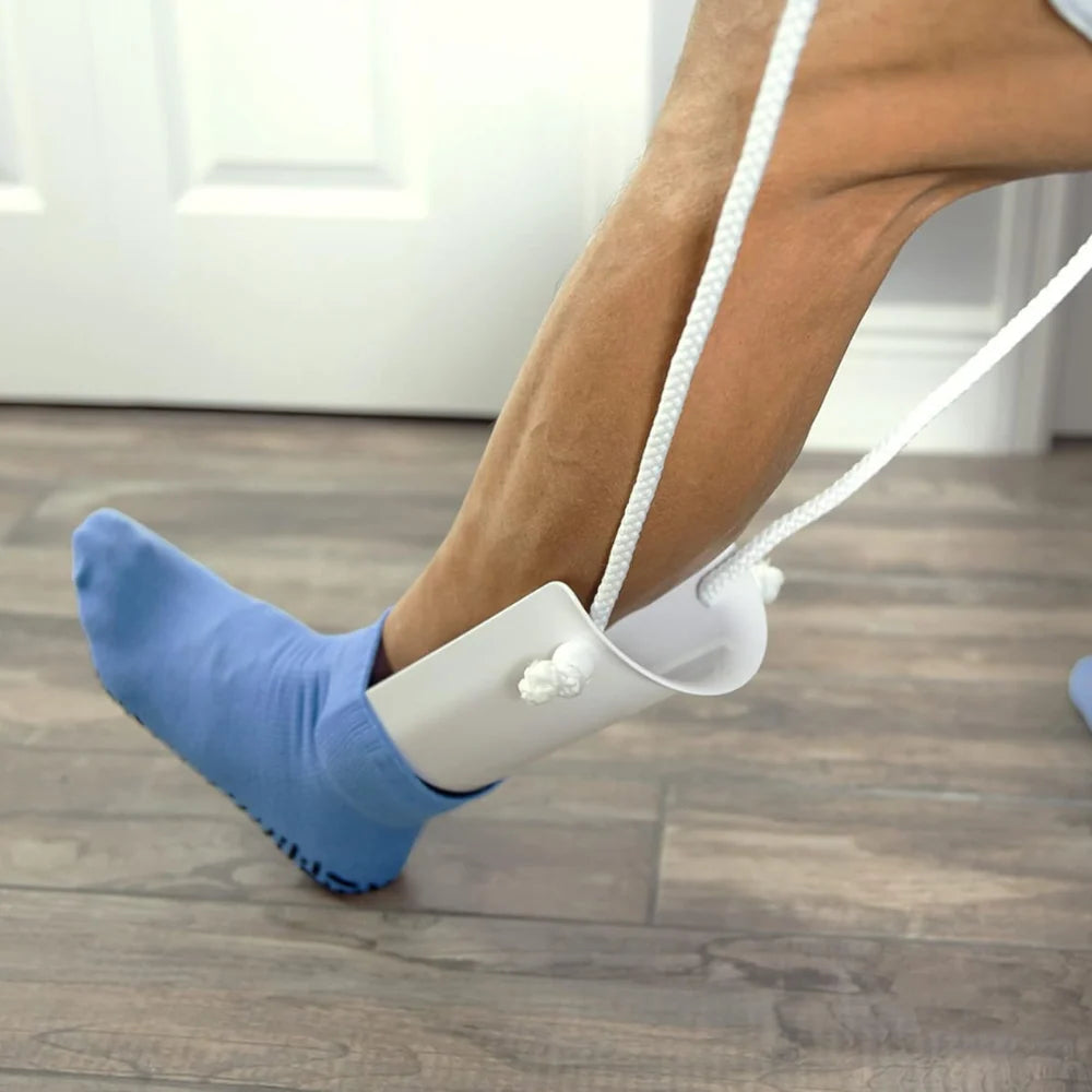 Sock Aid Curved Cradle Extended Handles