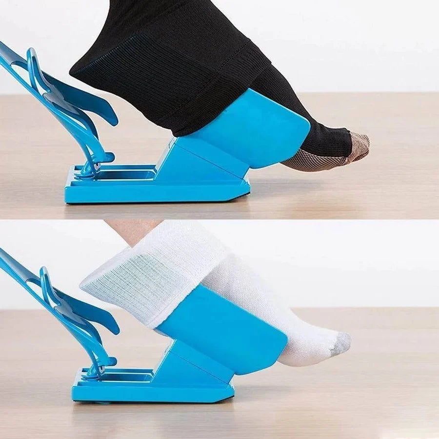 Sock Aid Foldable Easy-On Shoe Horn