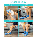 Sock Aid No-Bend Ergonomic Handle Lightweight & Portable