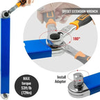 Socket Extension Chain-Drive 15.4 Inch Includes 3 Adapters