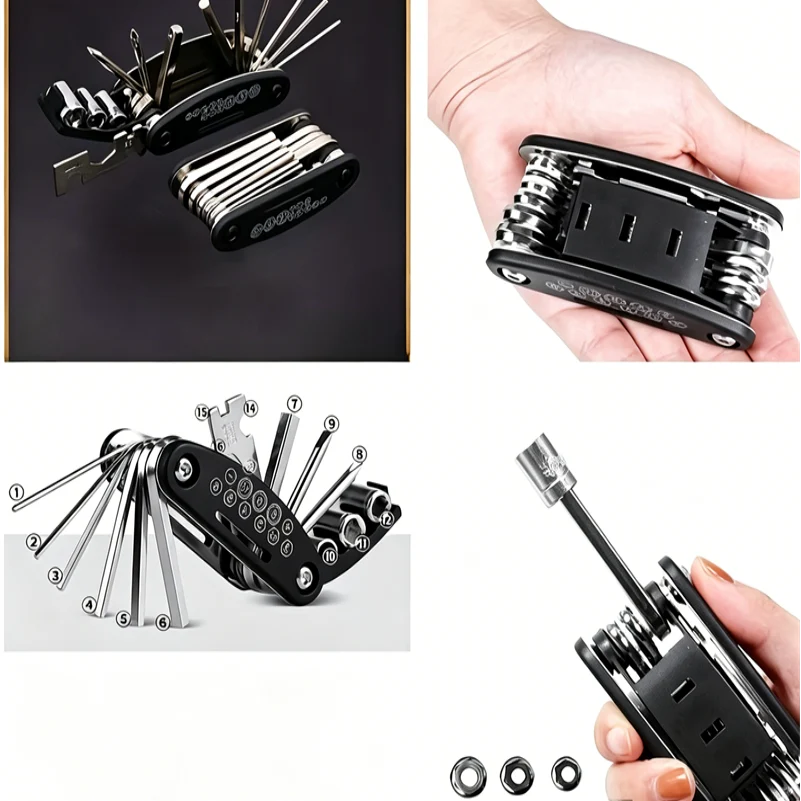 Socket Wrench 16 in 1 Rotating Head