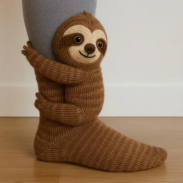 Socks 3D Plush Thick Knit & Stretchy Fit