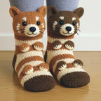 Socks 3D Plush Thick Knit & Stretchy Fit