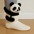 Socks 3D Plush Thick Knit & Stretchy Fit