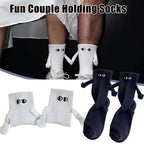 Socks Cotton Blend Magnetic Cartoon Eyes
