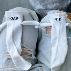 Socks Cotton Blend Magnetic Cartoon Eyes