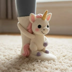 Socks Plush Lined Non-Slip Universal Fit