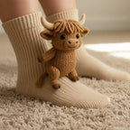 Socks Plush Lined Non-Slip Universal Fit