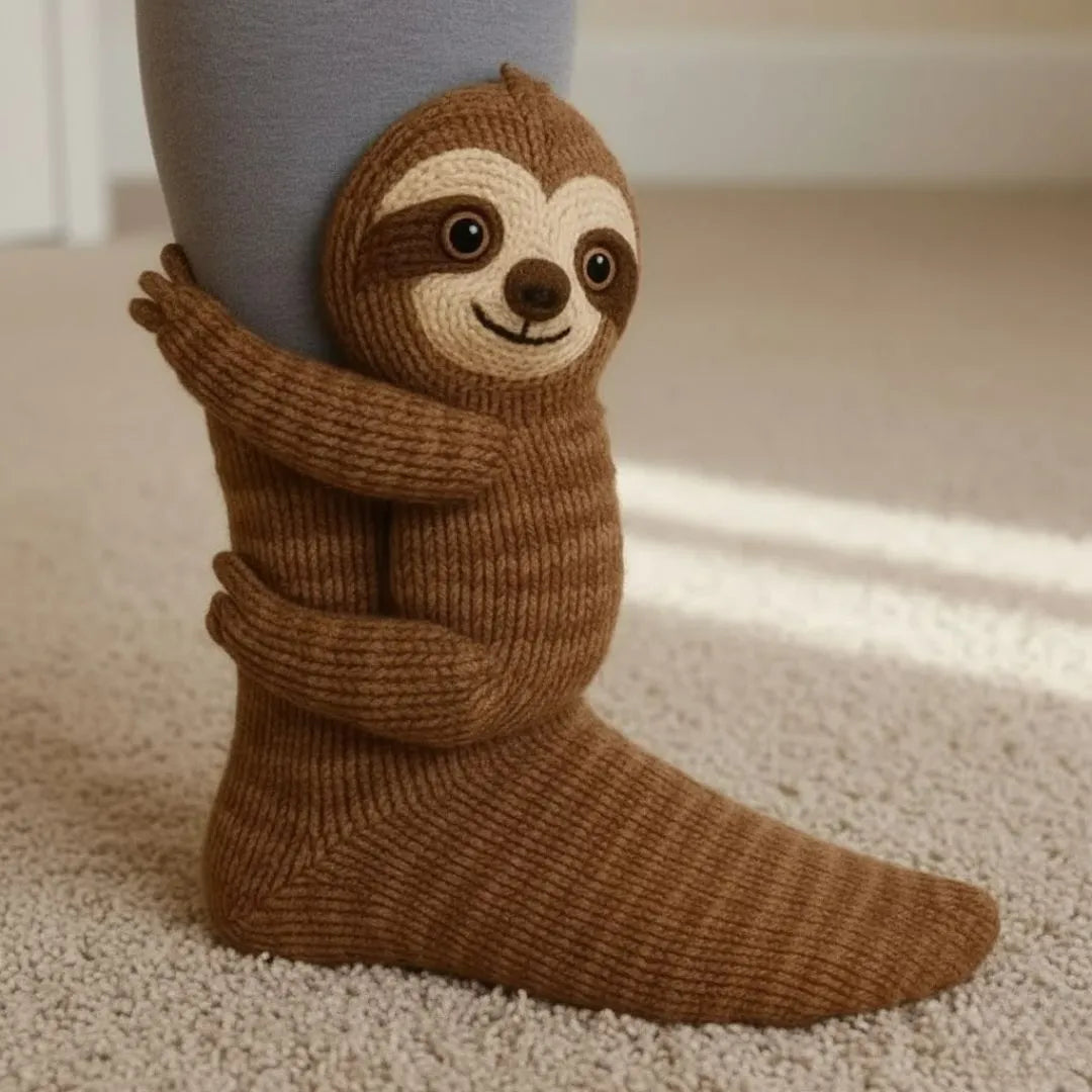 Socks Plush Lined Non-Slip Universal Fit