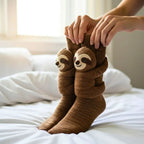 Socks Plush Lined Non-Slip Universal Fit