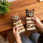 Socks Plush Lined Non-Slip Universal Fit