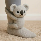 Socks Plush Lined Non-Slip Universal Fit
