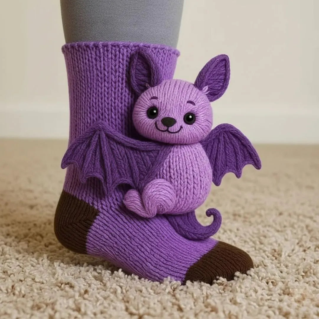 Socks Plush Lined Non-Slip Universal Fit