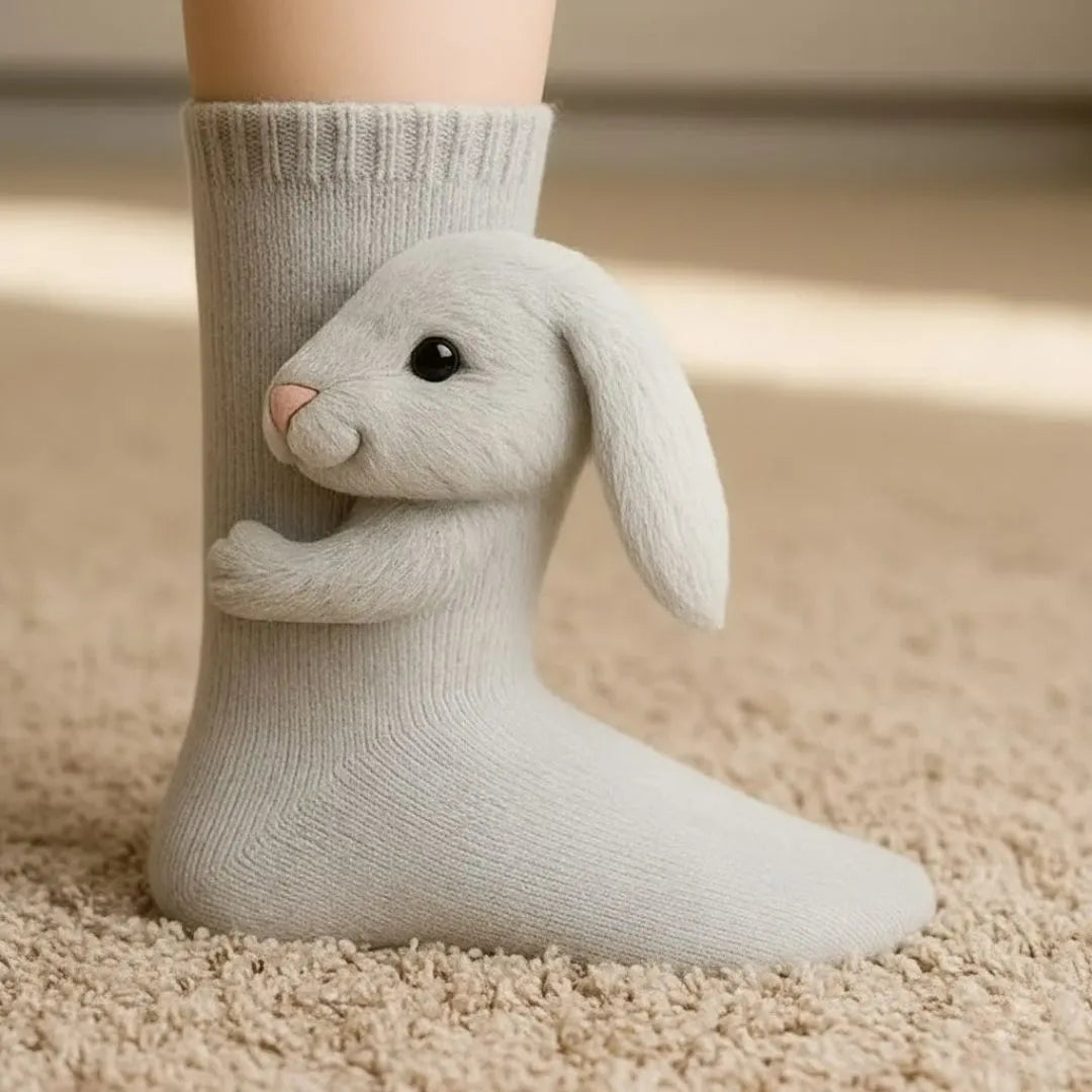 Socks Plush Lined Non-Slip Universal Fit
