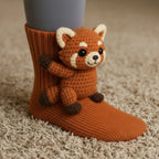Socks Plush Lined Non-Slip Universal Fit