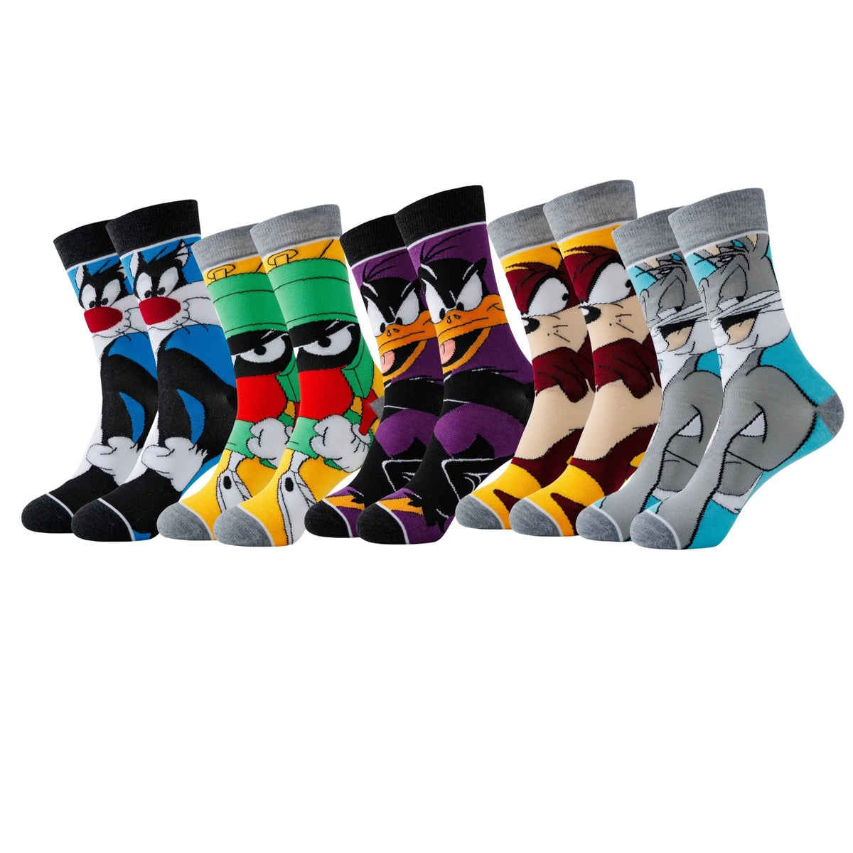 Socks Set 20 Pairs Breathable Cartoon Prints