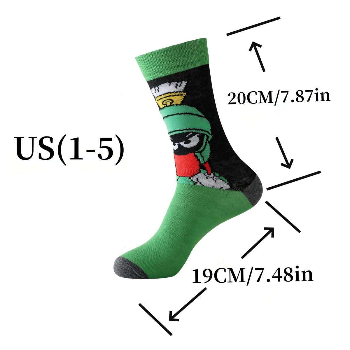 Socks Set 20 Pairs Breathable Cartoon Prints