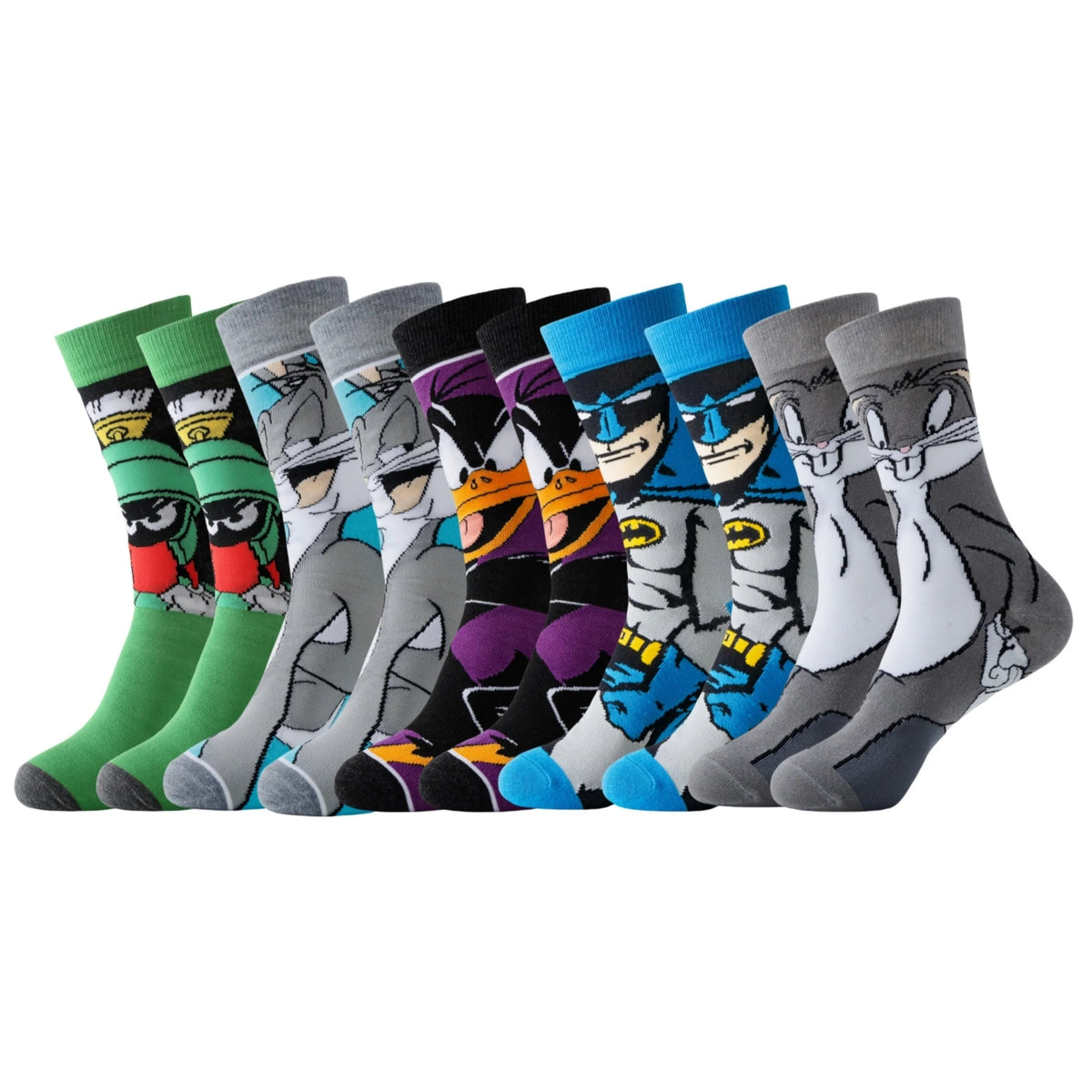 Socks Set 20 Pairs Breathable Cartoon Prints