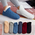 Socks Thermal Fleece-Lined Non-Slip Silica Grip