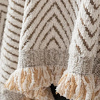 Sofa & Armchair Cover Woven Herringbone Non-Slip & Stain-Resistant