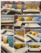 Sofa & Armchair Seat Protector Ultra-Soft Non-Slip