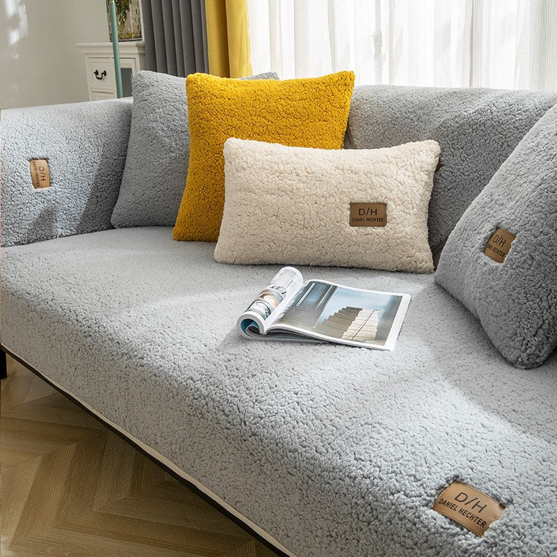 Sofa & Armchair Seat Protector Ultra-Soft Non-Slip