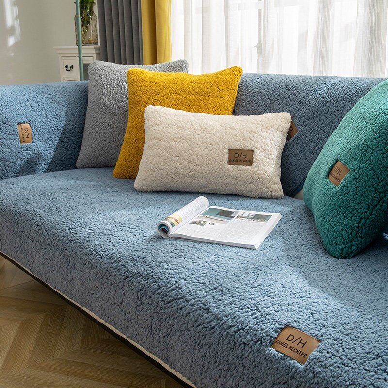 Sofa & Armchair Seat Protector Ultra-Soft Non-Slip