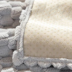 Sofa & Bed Throw Blanket Velvet-Soft Anti-Slip Machine-Washable