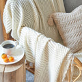 Sofa Blanket Soft Knitted Machine Washable