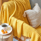 Sofa Blanket Soft Knitted Machine Washable